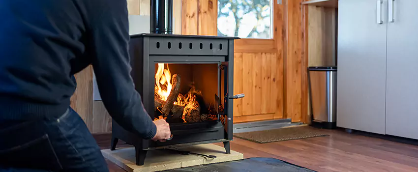 Open Hearth Wood Fireplace Installation in Lansing, MI