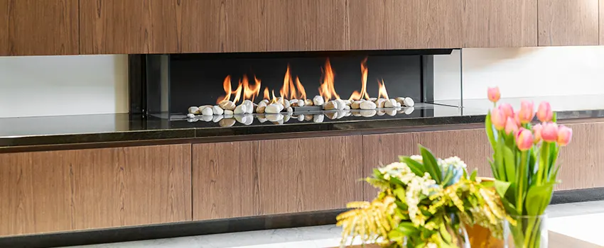 Double-height Fireplace Design Refurbishment in Lansing, Michigan