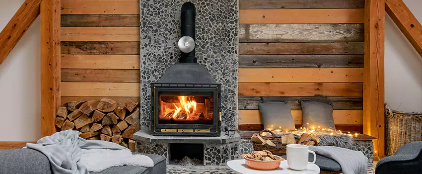 Thelin Hearth Products Direct Vent Gas Stove Fireplace Inspection in Lansing, Michigan