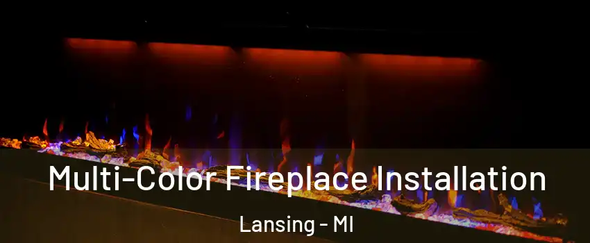  Multi-Color Fireplace Installation Lansing - MI